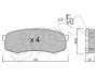 <strong>Гальмівні колодки зад. Toyota Land Cruiser 84- CIFAM 822-432-0 (фото 1)</strong>
