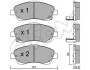 <strong>Гальмівні колодки перед. Toyota Avensis 00-08 (bosch) CIFAM 822-450-0 (фото 1)</strong>