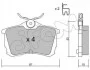 <strong>Гальмівні колодки зад. Honda Accord 98-08 (TRW) CIFAM 822-465-0 (фото 1)</strong>