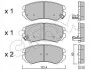 <strong>Гальмівні колодки перед. Hyundai Sonata/Tucson/Kia Sportage 1.6-2.7 01- CIFAM 822-503-0 (фото 1)</strong>