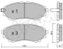 <strong>FORD гальмів.колодки передн.Ranger,Mazda BT-50 99- CIFAM 822-610-0 (фото 1)</strong>