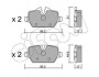 BMW Тормозные колодки задн.E87(1-serie), E90(3-serie) CIFAM 822-641-0 (фото 1)