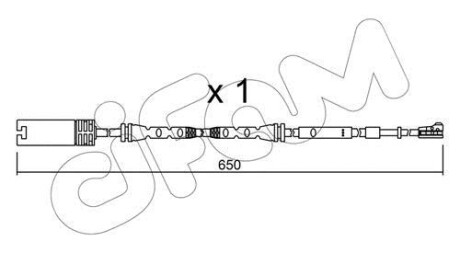 BMW датчик зносу гальмівних колодок E90 CIFAM SU.304 фото товару