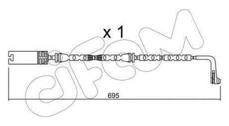 BMW датчик гальм. колодок E81/87/90/91/92 CIFAM SU.305 фото товара