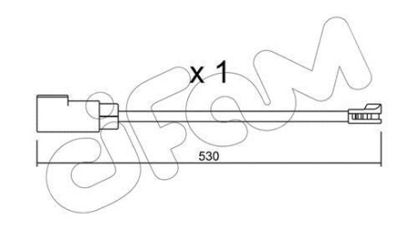 FORD датчик зносу гальм. колод. Transit 16- CIFAM SU.340 фото товара