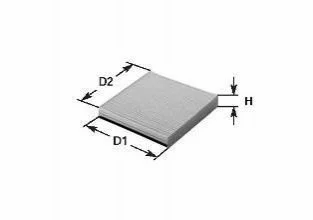 <strong>Фільтр салону Kia Cerato/Sorento II 04- CLEAN FILTERS NC2379 (фото 1)</strong>