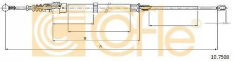 Трос ручника для COFLE 10.7508 фото товару