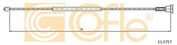 <strong>Трос ручника COFLE 11.5757 (фото 1)</strong>