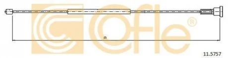 Трос ручника для COFLE 11.5757 фото товару