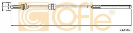 Трос ручника COFLE 11.5760 (фото 1)