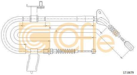 Трос COFLE 170679 фото товару