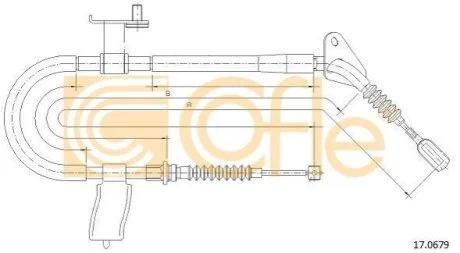 Трос для COFLE 170679 фото товару