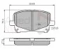 <strong>Колодка гальм. диск. toyota camry 2.2, 3.0 24v, 3 COMLINE ADB0904 (фото 1)</strong>