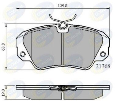 Comline - Гальмівні колодки до дисків Comline CBP0493 фото товара