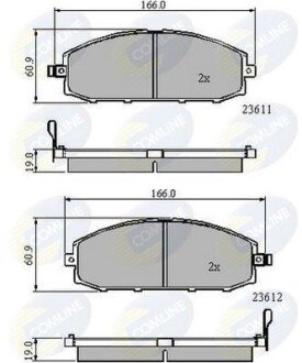 Comline - Гальмівні колодки до дисків Comline CBP3777 фото товару