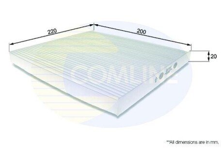 Comline - Фільтр салону (аналогWP9136/LA157) Comline EKF187 фото товара
