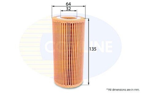 Comline - Фільтр оливи (аналогWL7289/OX179D) Comline EOF141 фото товара