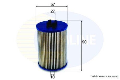 Comline - Фільтр оливи (аналогWL7405) Comline EOF184 фото товару