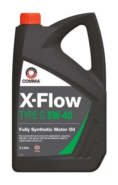 <strong>Олива для двигуна COMMA XFLOWG5W40SYNT5L (фото 1)</strong>