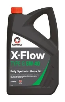 Олива для двигуна для COMMA XFLOWG5W40SYNT5L фото товару