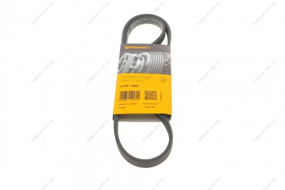 <strong>Пас поліклиновий Hyundai H-1 2.5 TD/CRDi 97-07/Nis CONTITECH 4PK1062 (фото 1)</strong>