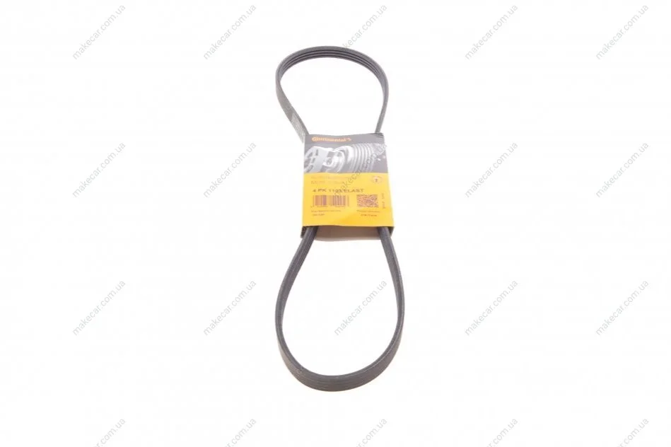 <strong>Ремінь генератора поліклиновий CONTITECH 4PK1102 ELAST (фото 1)</strong>
