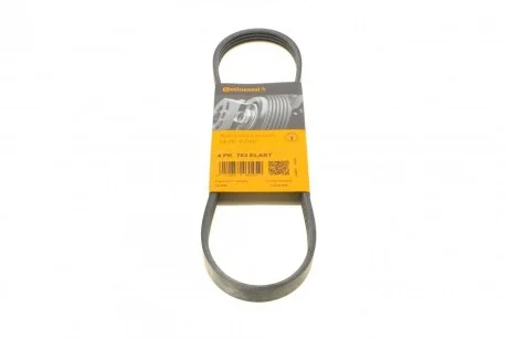 Ремінь поліклиновий для Smart, Renault, Ford CONTITECH 4PK753ELAST фото товару