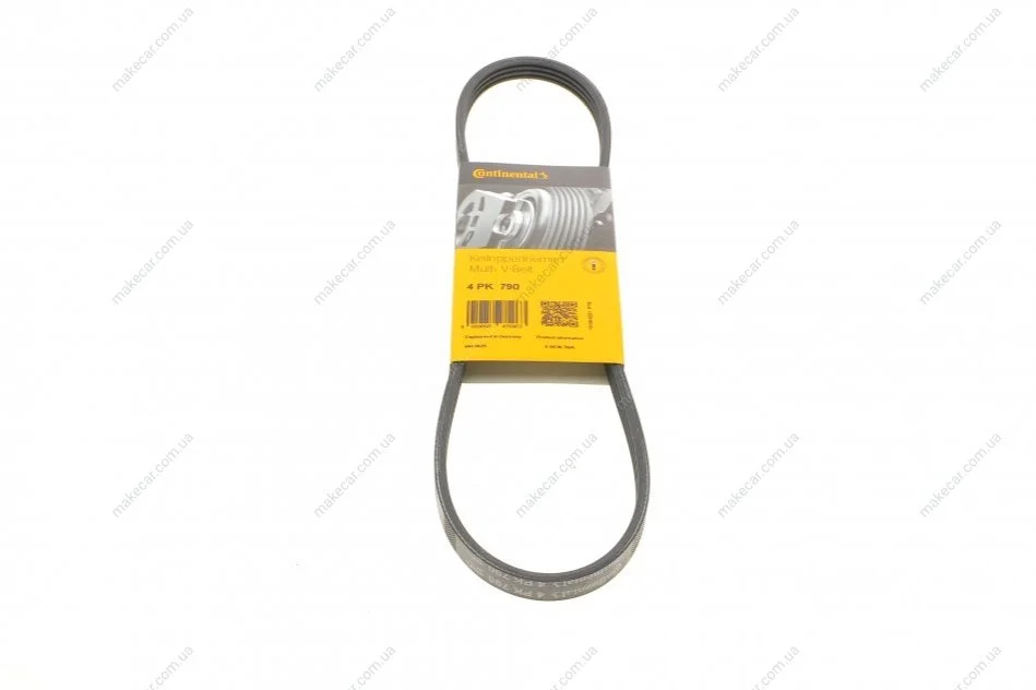 <strong>Пас поліклиновий Smart Fortwo 0.6-0.7i 02-07/Mitsu CONTITECH 4PK790 (фото 1)</strong>