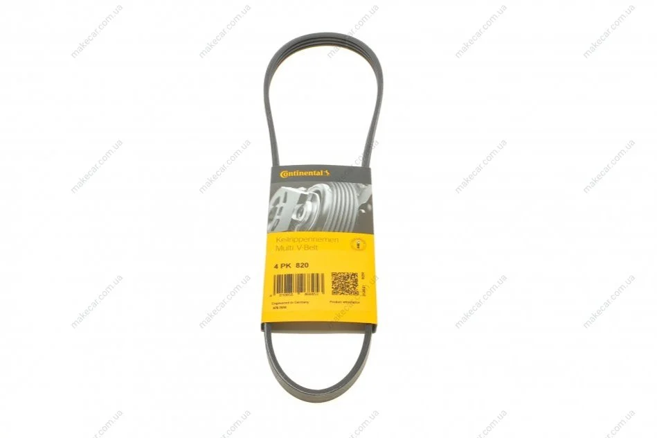 <strong>Пас поліклиновий CONTITECH 4PK820 (фото 1)</strong>