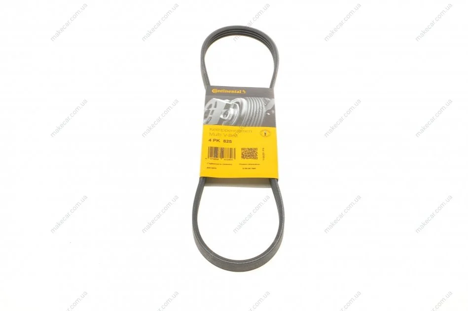 <strong>Пас поліклиновий Ford Escort/Fiesta 1.3 88-97 CONTITECH 4PK825 (фото 1)</strong>