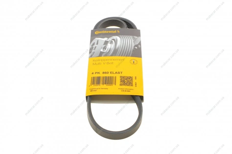 <strong>Ремень поликлиновой Conti CONTITECH 4PK860ELAST (фото 1)</strong>