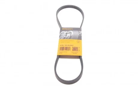 Пас поліклиновий Renault Kangoo/Logan 1.4/1.6 04-/ для CONTITECH 4PK916ELAST фото товару