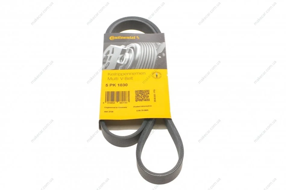 <strong>Пас поліклиновий Mazda 323/626 1.8-2.0 97-02/Opel CONTITECH 5PK1030 (фото 1)</strong>