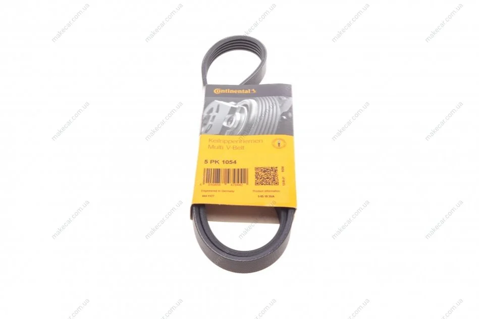 <strong>Пас поліклиновий Fiat Ducato 2.5TD 94-98 (+AC) CONTITECH 5PK1054 (фото 1)</strong>