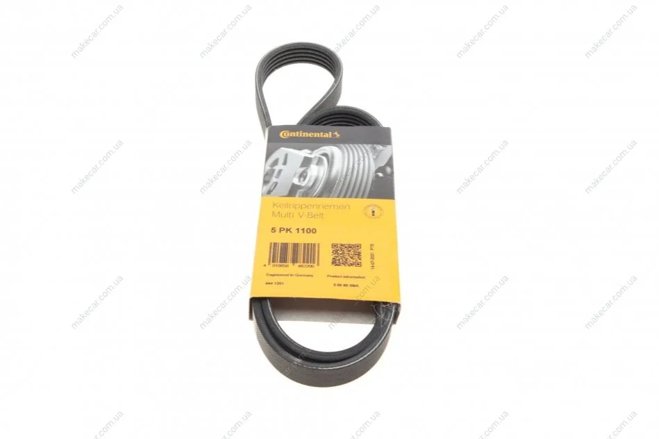 <strong>Пас поліклиновий Citroen Jumper 2.8HDI 00-/Fiat Ducato CONTITECH 5PK1100 (фото 1)</strong>