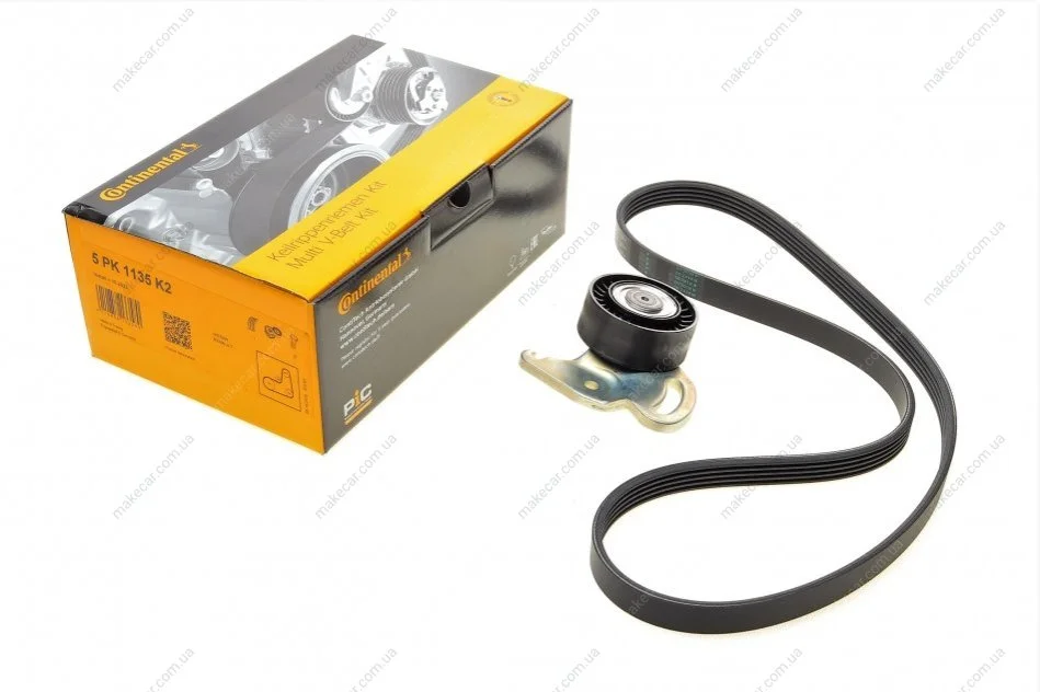 <strong>Комплект пасу поліклинового Renault Clio/Megane/S CONTITECH 5PK1135K2 (фото 1)</strong>