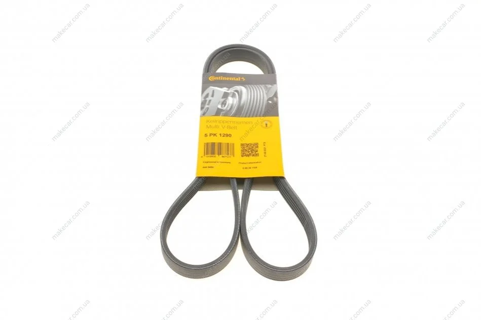 <strong>Пас поліклиновий MB A-class (W168) 97-04 CONTITECH 5PK1290 (фото 1)</strong>