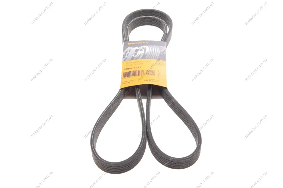 <strong>Пас поліклиновий двобічний BMW 3 (E90/E92)/5 (E60) CONTITECH 6DPK1817 (фото 1)</strong>