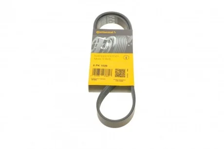 Пас поліклиновий Audi A3/A4/A5/A6/Seat Leon/VW Caddy для CONTITECH 6PK1026 фото товару