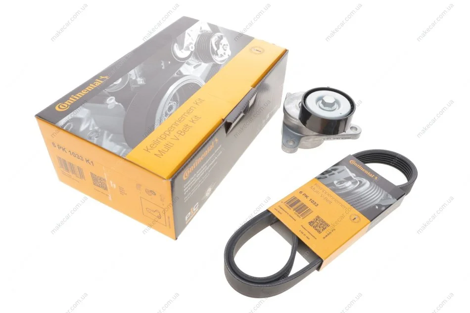 <strong>Роликовий модуль натягувача ременя (ролик, ремінь) CONTITECH 6PK1033K1 (фото 1)</strong>