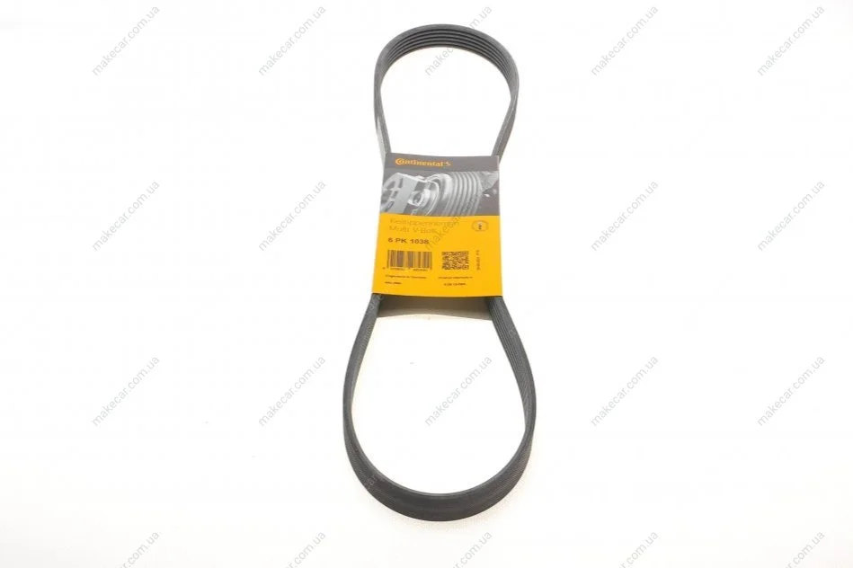 <strong>Пас поліклиновий Toyota Camry 3.0 01-06/Peugeot 20 CONTITECH 6PK1038 (фото 1)</strong>
