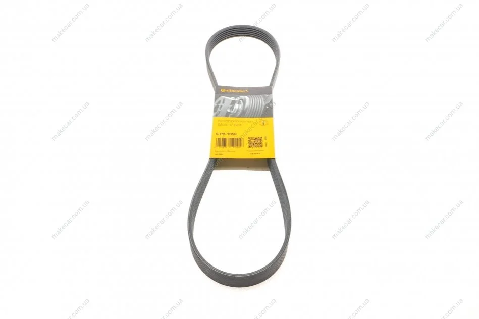 <strong>Пас поліклиновий VW Golf III/Passat/Caddy 1.9/2.0T CONTITECH 6PK1050 (фото 1)</strong>
