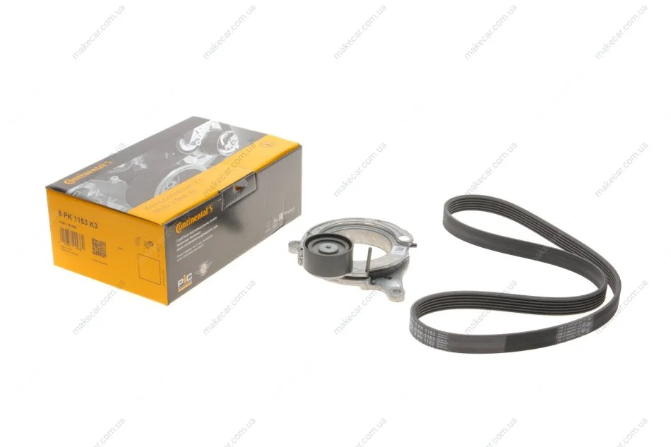 <strong>Комплект ременя генератора CONTITECH 6PK1153K3 (фото 1)</strong>