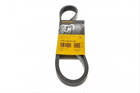 Пас поліклиновий Ford Focus 1.8/2.0 04-12 (6PK1249 для Volvo, Ford CONTITECH 6PK1249ELAST фото товару