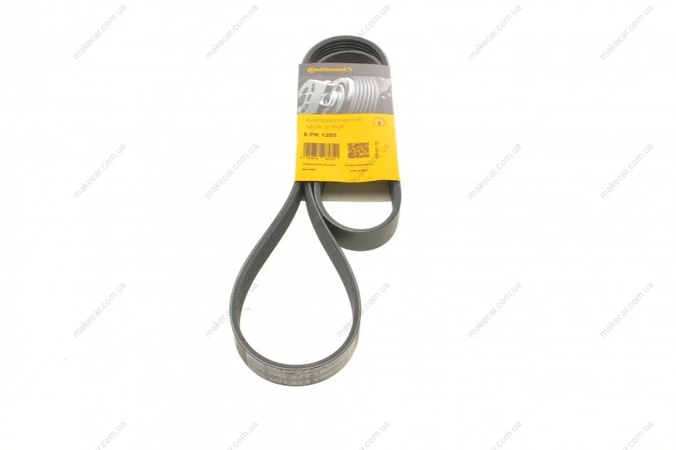 <strong>Пас поліклиновий VW Golf/VW Bora 2.3 97-00/Kia Sou CONTITECH 6PK1285 (фото 1)</strong>