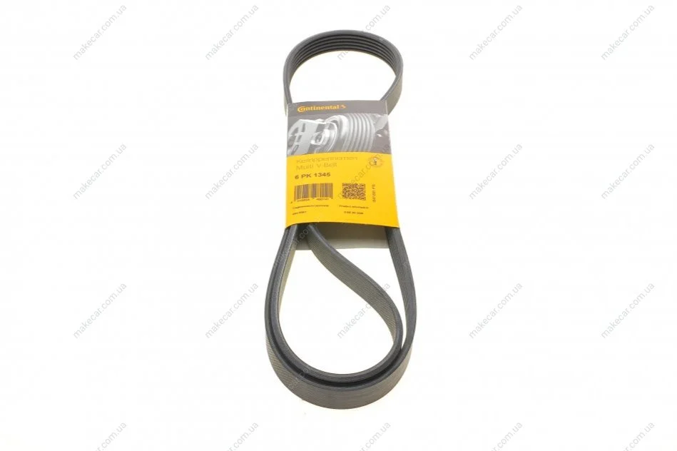 <strong>Пас поліклиновий Audi A6 2.5TDI 94-97/Ford Fiesta/ CONTITECH 6PK1345 (фото 1)</strong>