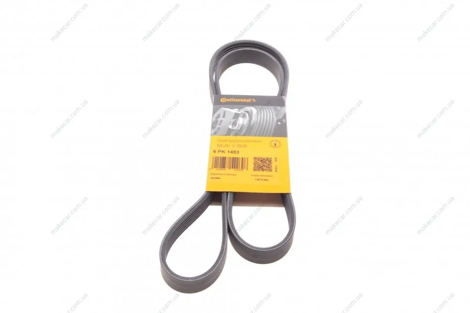 <strong>Пас поліклиновий CONTITECH 6PK1453 (фото 1)</strong>