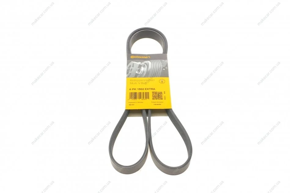 <strong>Ремінь поліклиновий CONTITECH 6PK1502 EXTRA (фото 1)</strong>