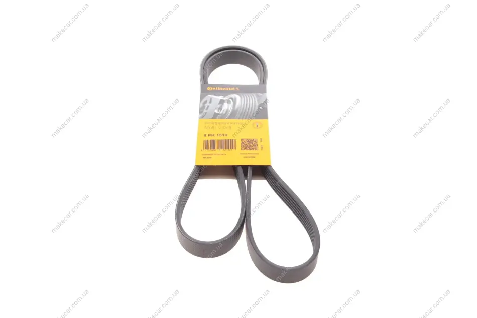 <strong>Пас поліклиновий Hyundai Tucson/Santa Fe/Kia Sportage CONTITECH 6PK1510 (фото 1)</strong>
