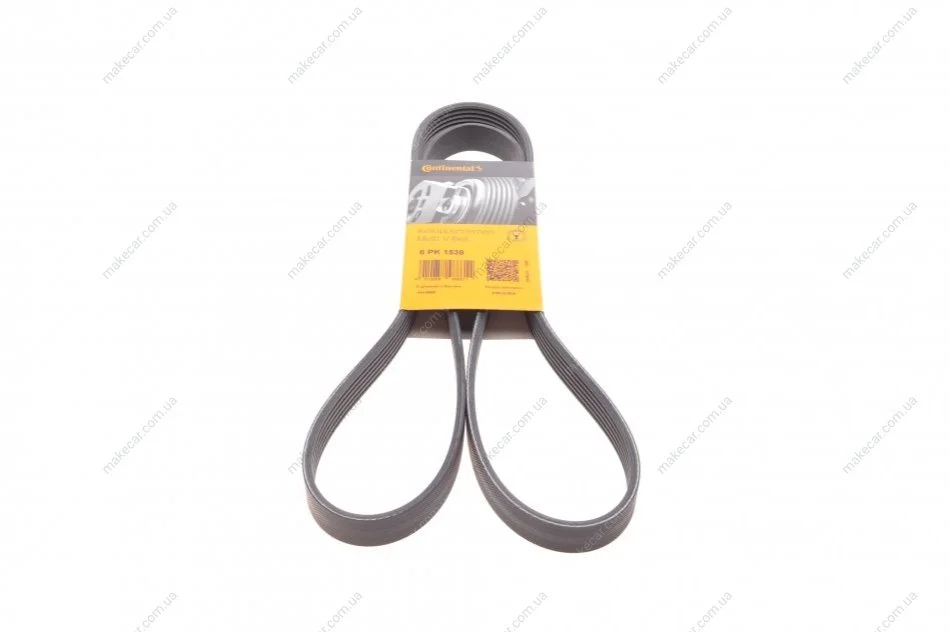 <strong>Пас поліклиновий VW Golf 1.6 FSI 02-06/BMW 3 (E46) CONTITECH 6PK1538 (фото 1)</strong>